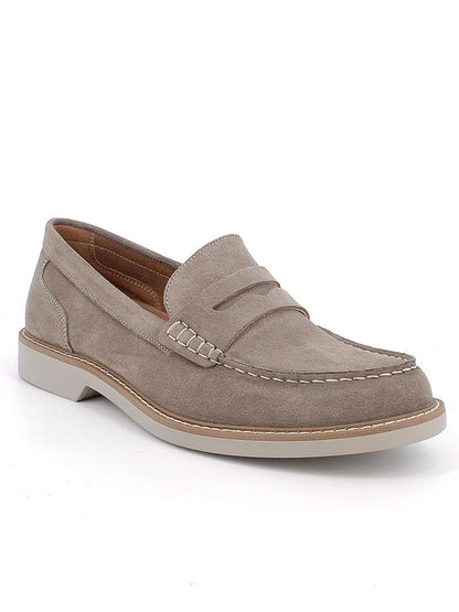 Igi&Co Felipe, mocassini uomo in pelle scamosciata marrone