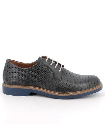 Igi&Co Felipe, stringate casual da uomo in blu a calzata larga