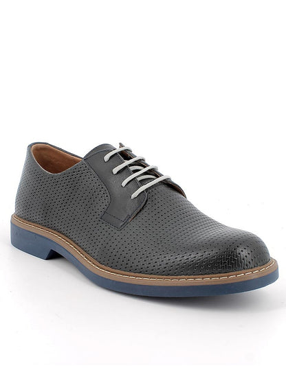 Igi&Co Felipe, stringate casual da uomo in blu a calzata larga