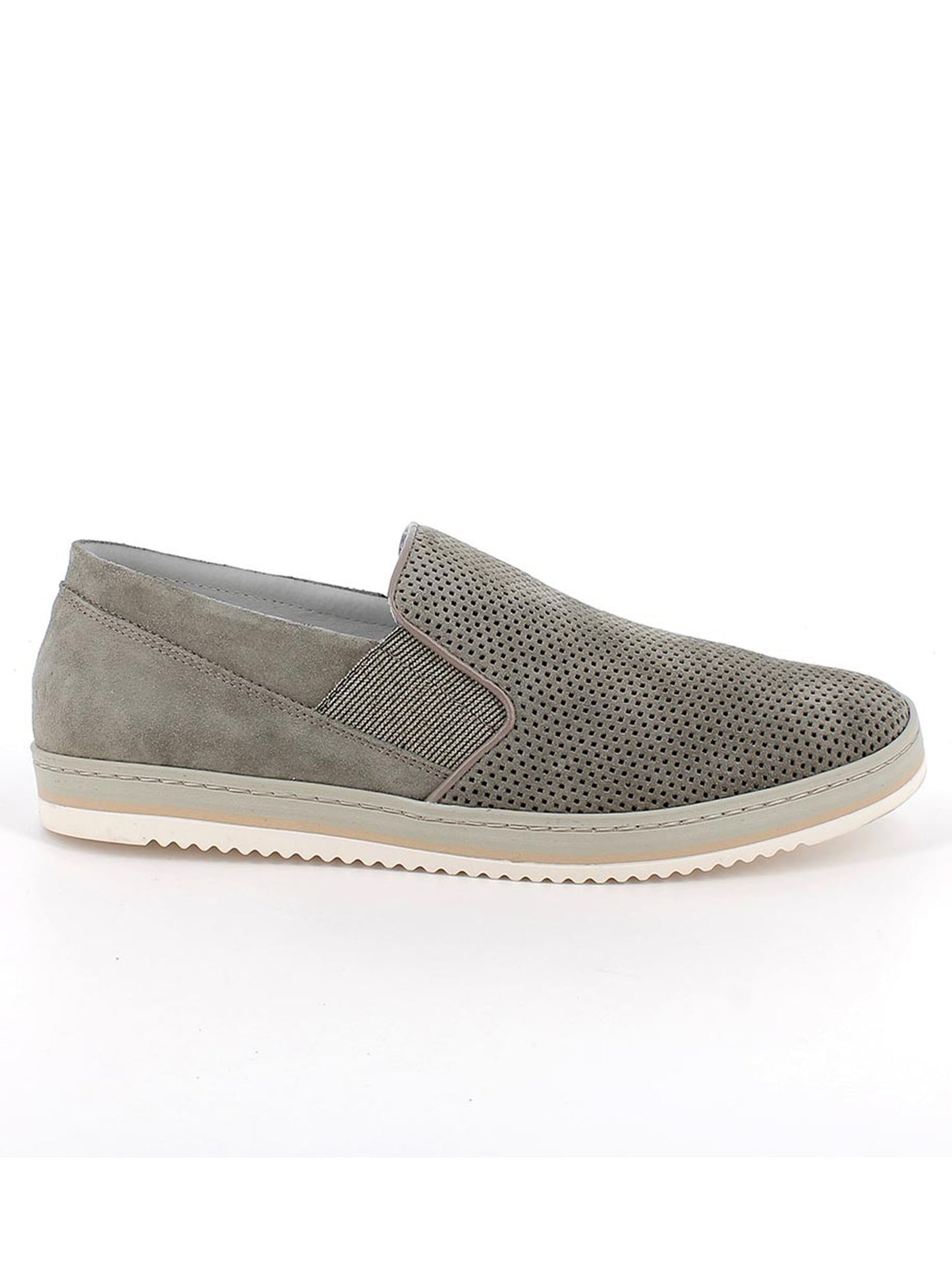 Mocassino verde da uomo IGI&CO Brando in pelle scamosciata