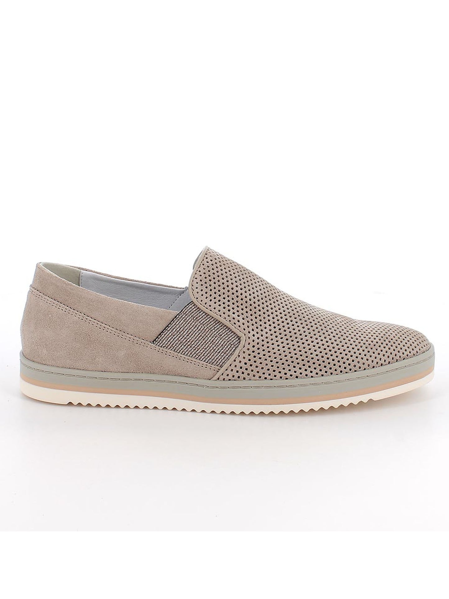 Mocassino Brando beige da uomo in pelle scamosciata Igi&Co