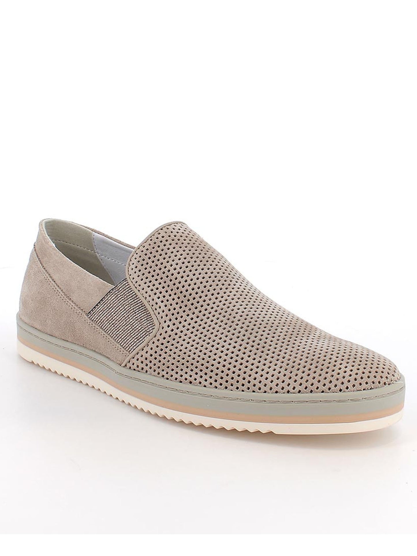 Mocassino Brando beige da uomo in pelle scamosciata Igi&Co