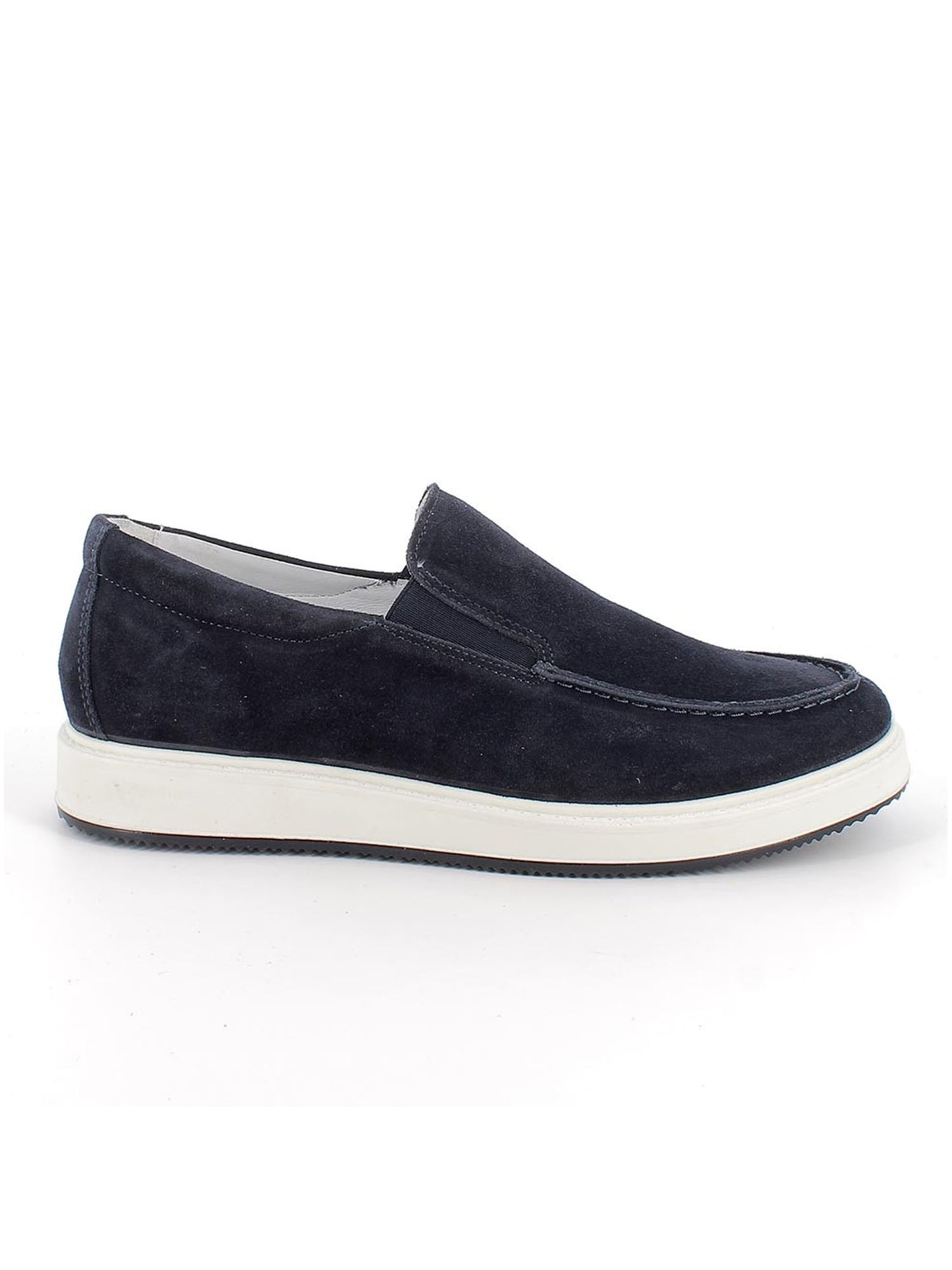 Mocassino da uomo Igi&Co Santiago blu in pelle scamosciata