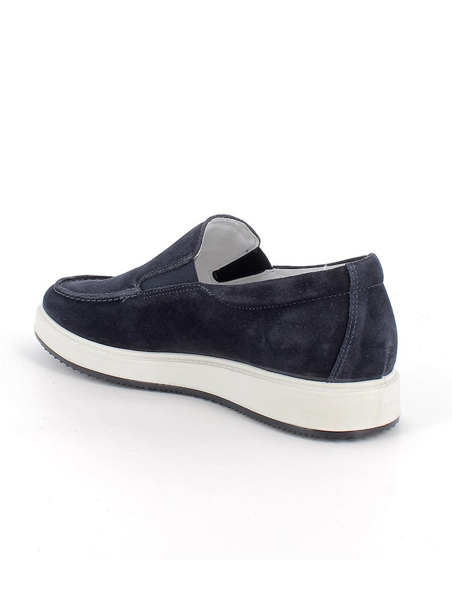 Mocassino da uomo Igi&Co Santiago blu in pelle scamosciata