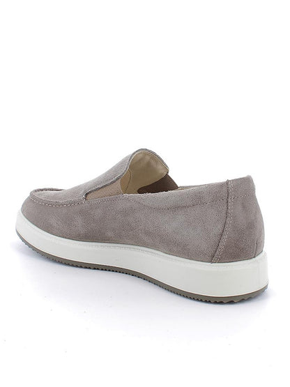 Mocassino Santiago da uomo in pelle scamosciata grigia Igi&Co