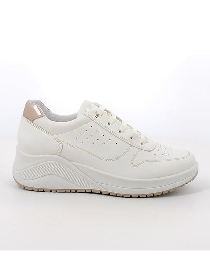 Sneakers da donna IGI&CO bianche con zeppa e stile casual