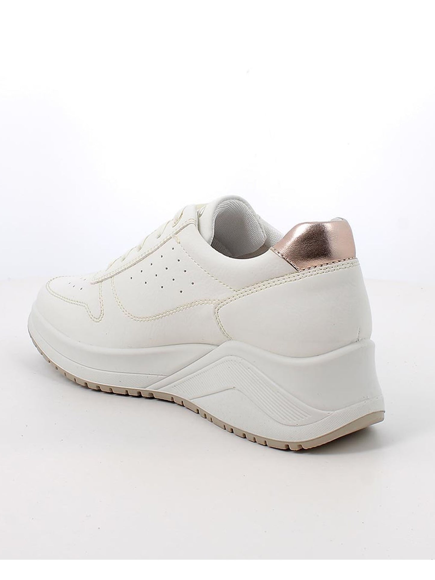 Sneakers da donna IGI&CO bianche con zeppa e stile casual
