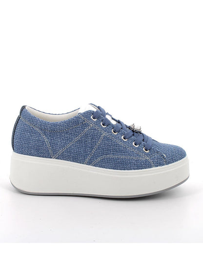 Sneakers Ally di Igi&Co con zeppa da donna in tessuto denim