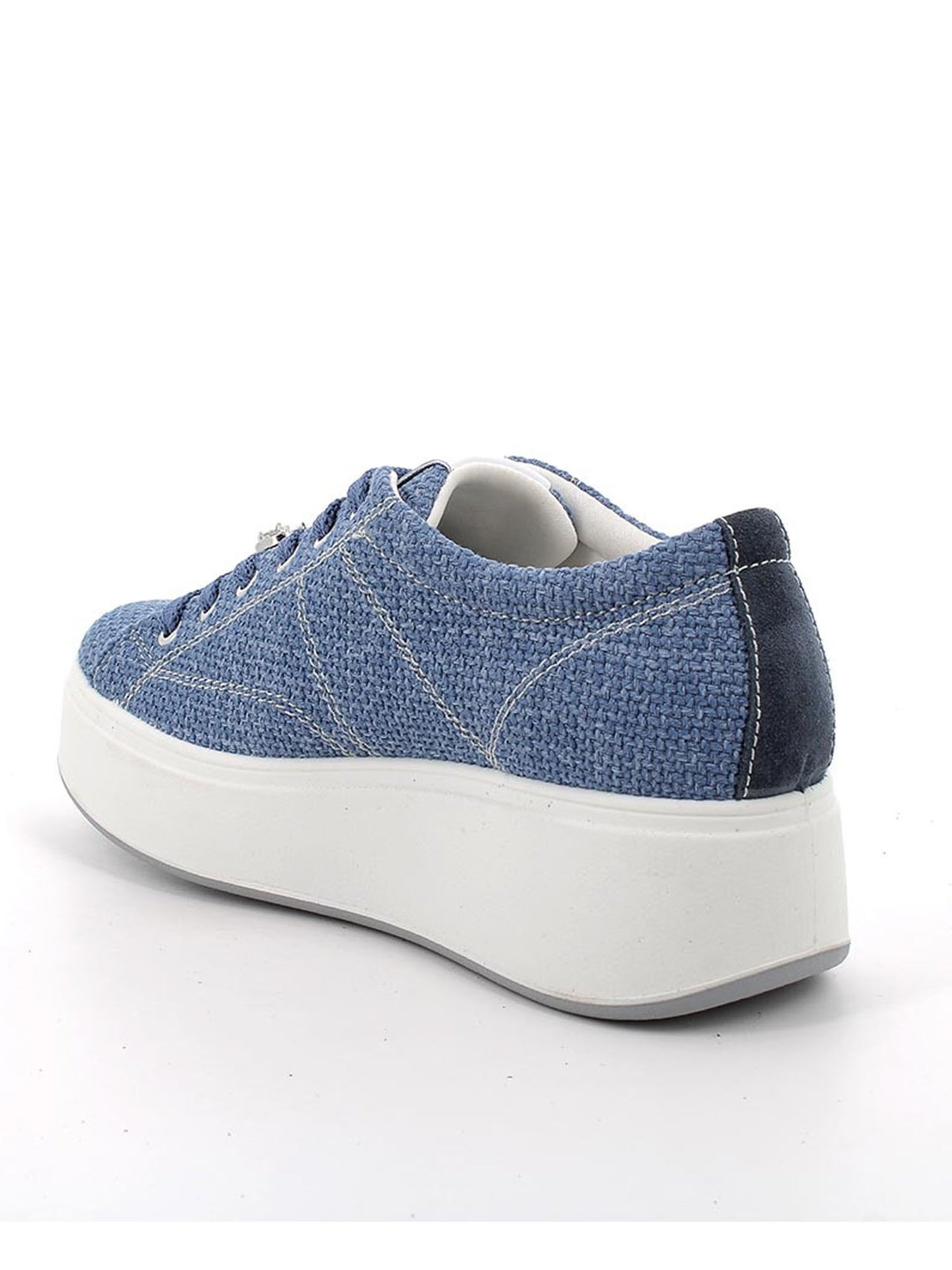 Sneakers Ally di Igi&Co con zeppa da donna in tessuto denim