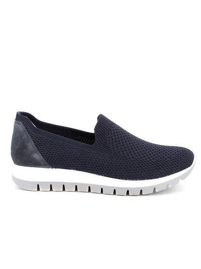 Mocassino slip-on da donna Igi&Co Ellen blu con zeppa leggera