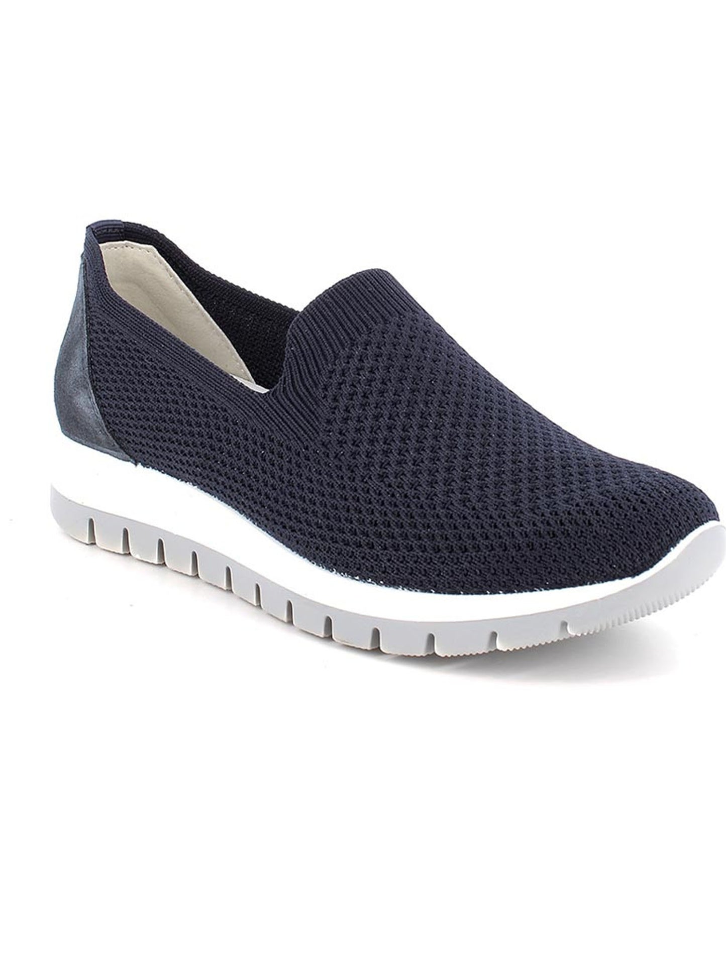 Mocassino slip-on da donna Igi&Co Ellen blu con zeppa leggera