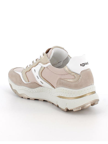 Sneakers da donna Igi&Co Artika in crema comode e casual
