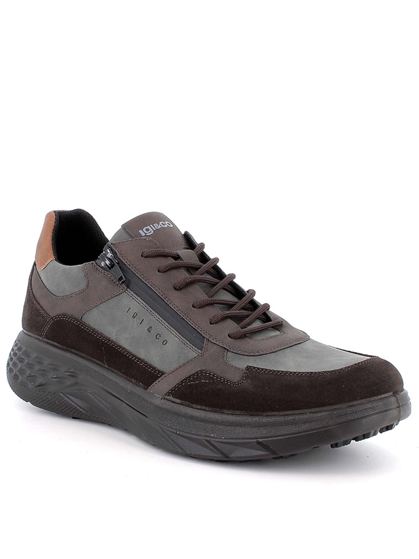 Igi&Co Edgard, sneakers da uomo marroni
