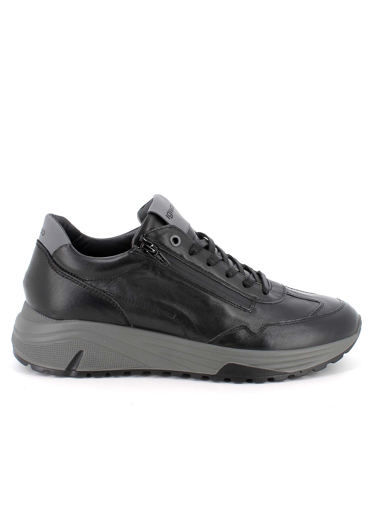 SNEAKERS DOPPIA CHIUSURA SETH IGI&CO DA UOMO NERO