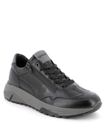 SNEAKERS DOPPIA CHIUSURA SETH IGI&CO DA UOMO NERO