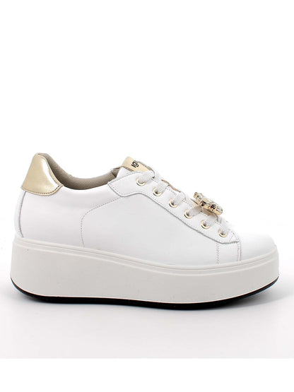 SNEAKERS ALLY CON PLATFORM IGI&CO DA DONNA BIANCO