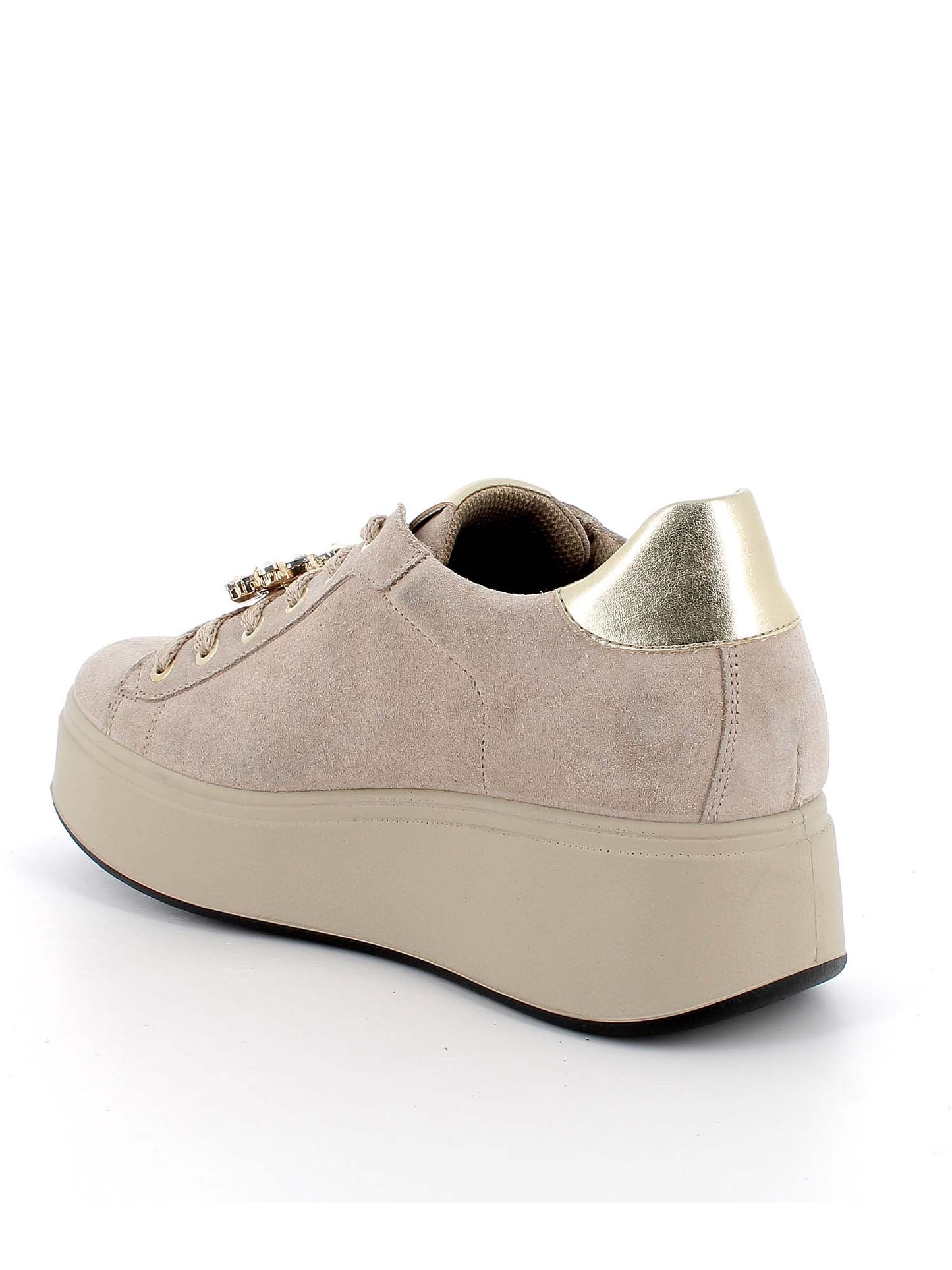 SNEAKERS ALLY CON PLATFORM IGI&CO DA DONNA VISONE