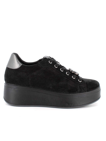 SNEAKERS ALLY CON PLATFORM IGI&CO DA DONNA NERO