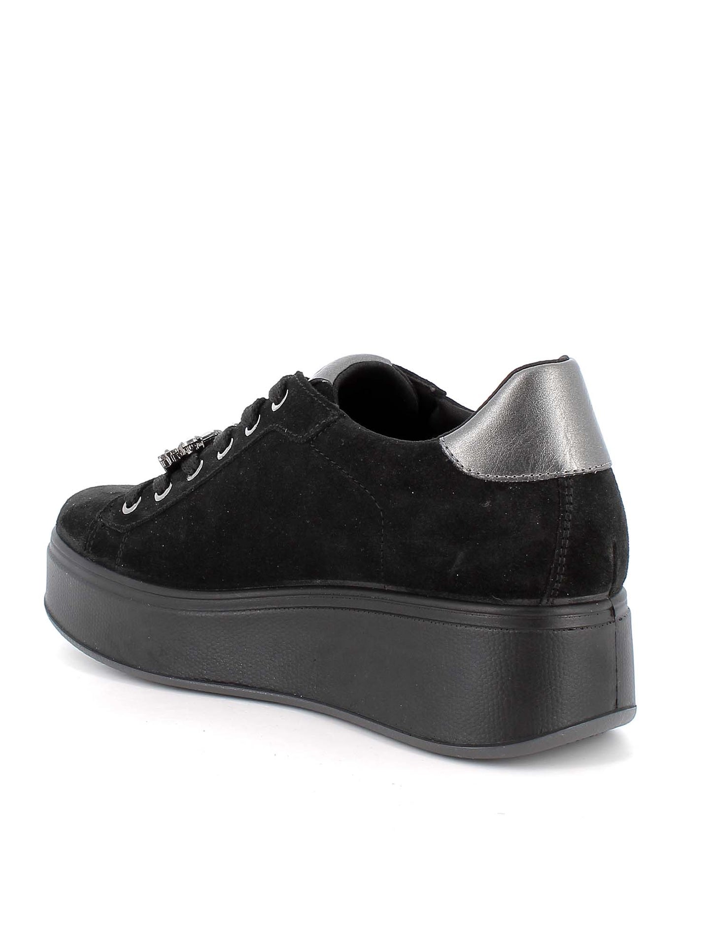 SNEAKERS ALLY CON PLATFORM IGI&CO DA DONNA NERO