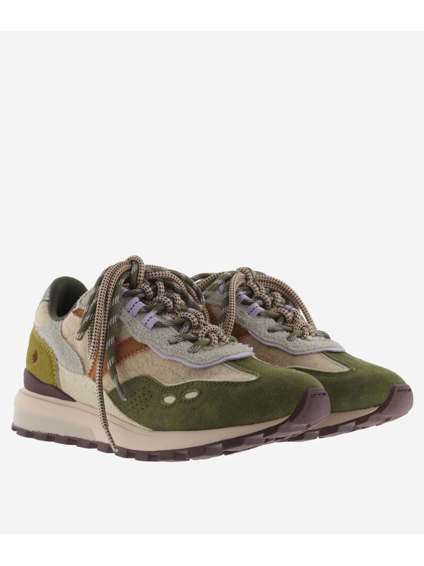 Victoria Luna Trainer, sneakers da donna kaki