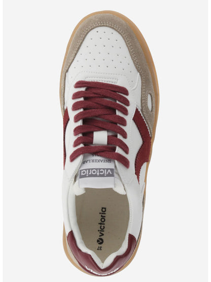 Victoria seul sneakers da donna bordeaux