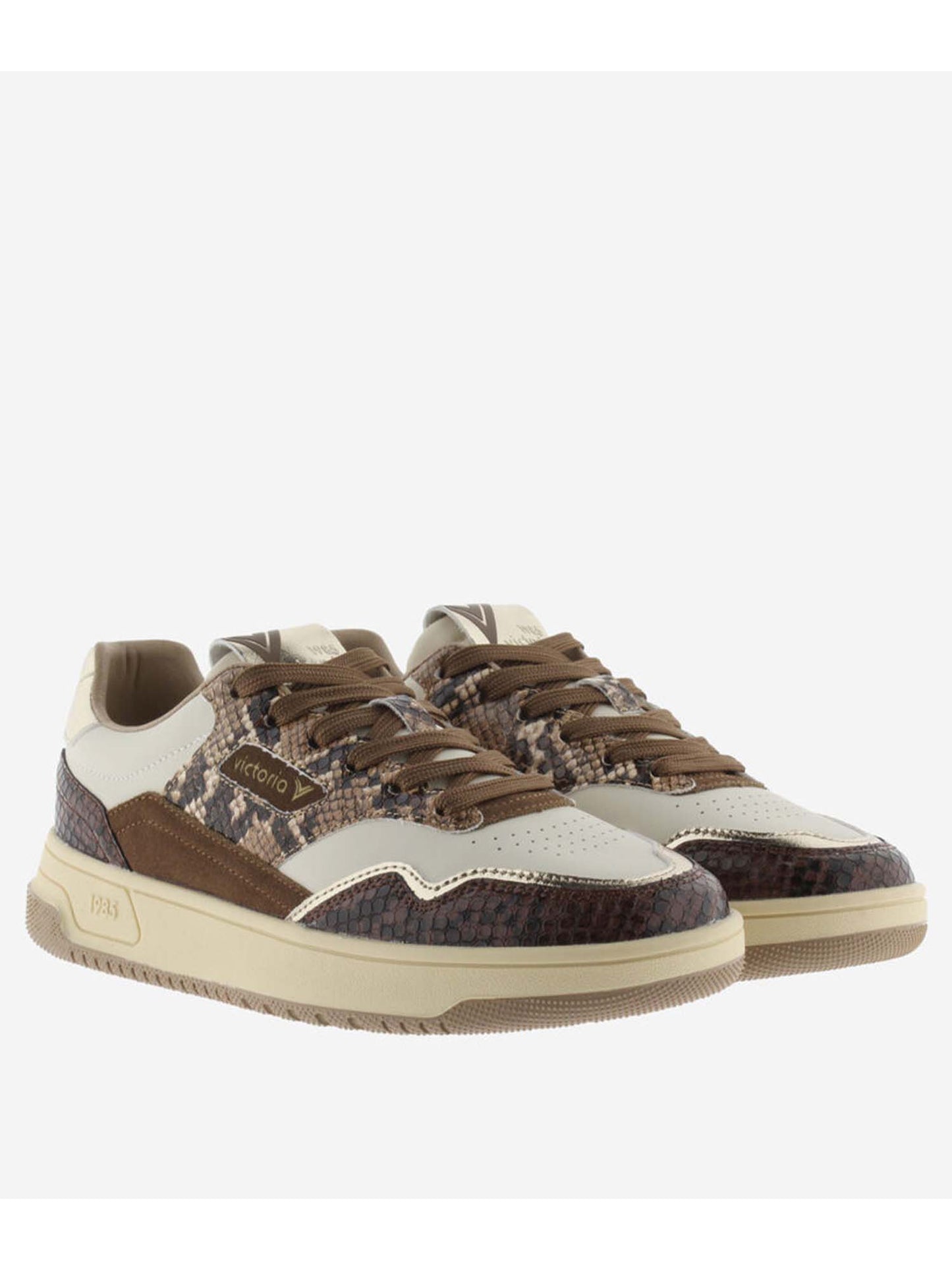 Victoria C80-Snake, sneakers da donna marroni