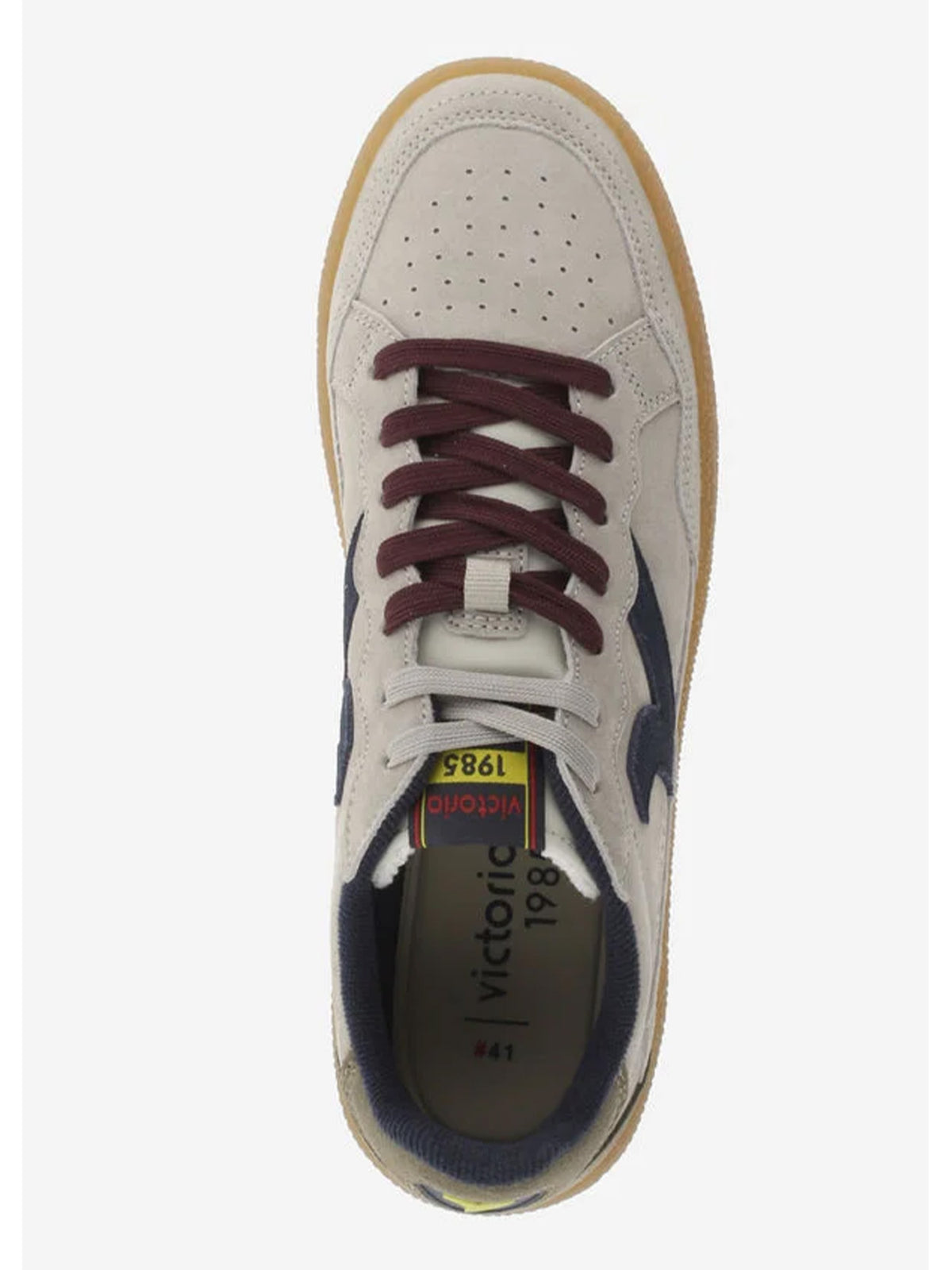 Victoria smash suede sneakers da uomo taupe