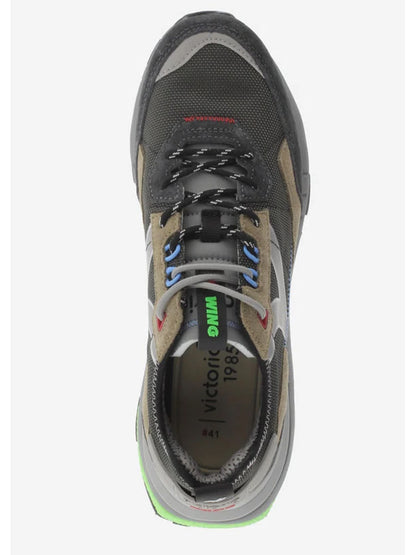 SNEAKER WING EVO VICTORIA DA UOMO NERO