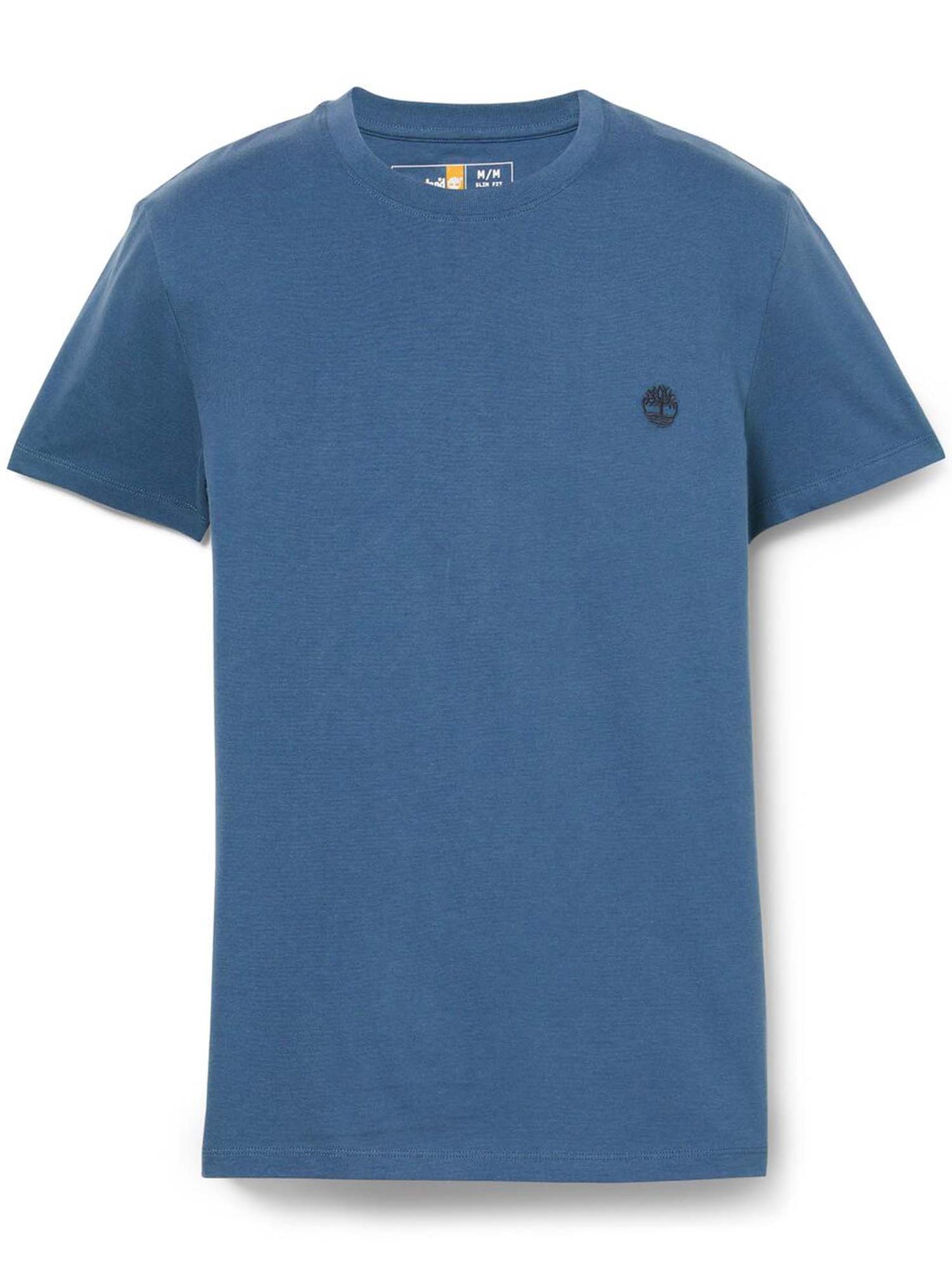 T-SHIRT LOGO PICCOLO RICAMATO TIMBERLAND UOMO DENIM