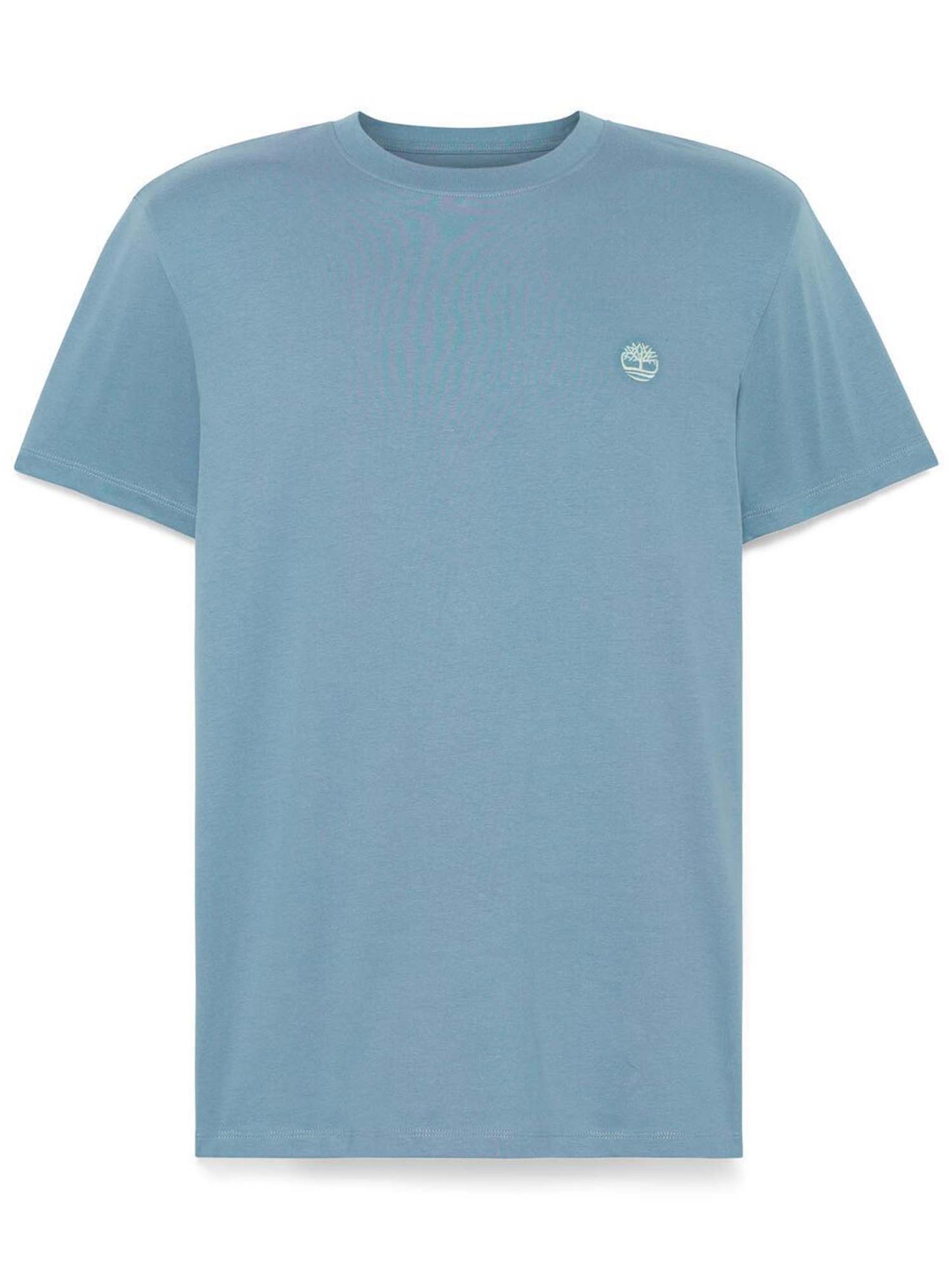 T-SHIRT LOGO PICCOLO RICAMATO TIMBERLAND UOMO AVIO