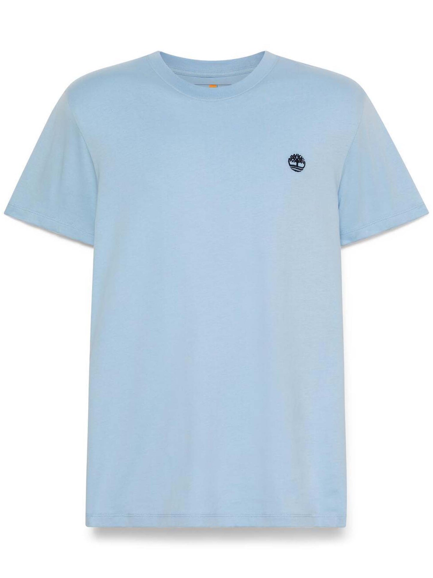 T-SHIRT LOGO PICCOLO RICAMATO TIMBERLAND UOMO CELESTE