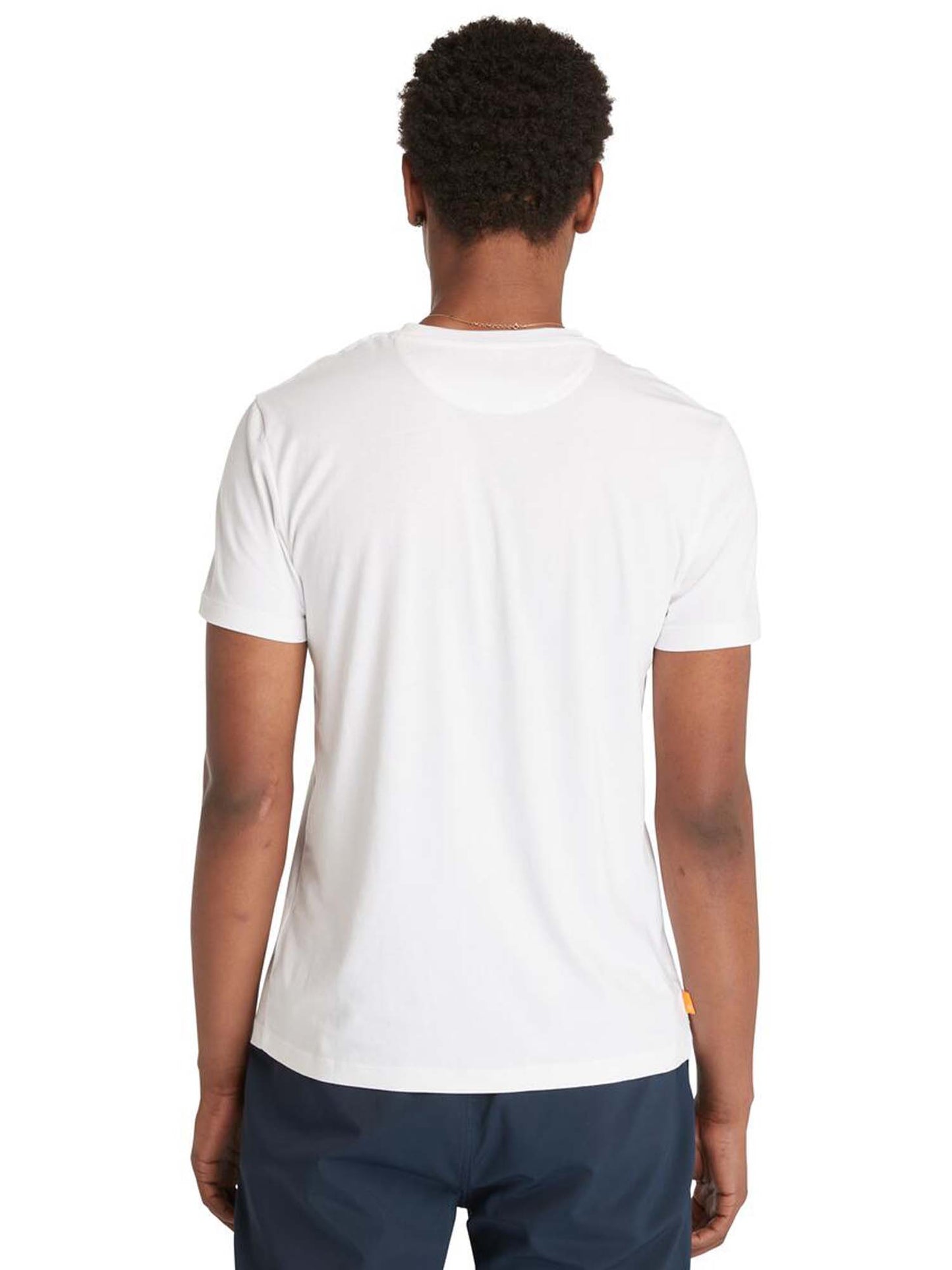 T-SHIRT CON TASCA TIMBERLAND UOMO BIANCO