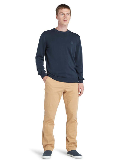 MAGLIA GIROCOLLO TIMBERLAND UOMO BLU