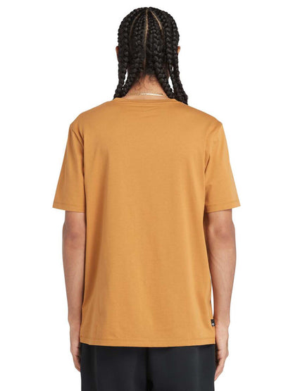 T-SHIRT CON LOGO LINEARE TIMBERLAND UOMO OCRA