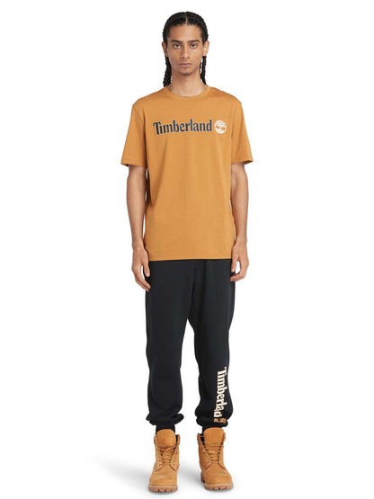 T-SHIRT CON LOGO LINEARE TIMBERLAND UOMO OCRA