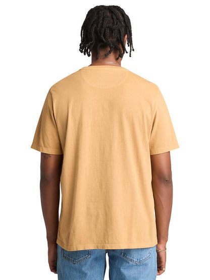 T-SHIRT GIROCOLLO TIMBERLAND UOMO BEIGE