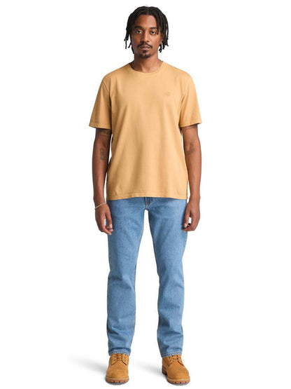 T-SHIRT GIROCOLLO TIMBERLAND UOMO BEIGE