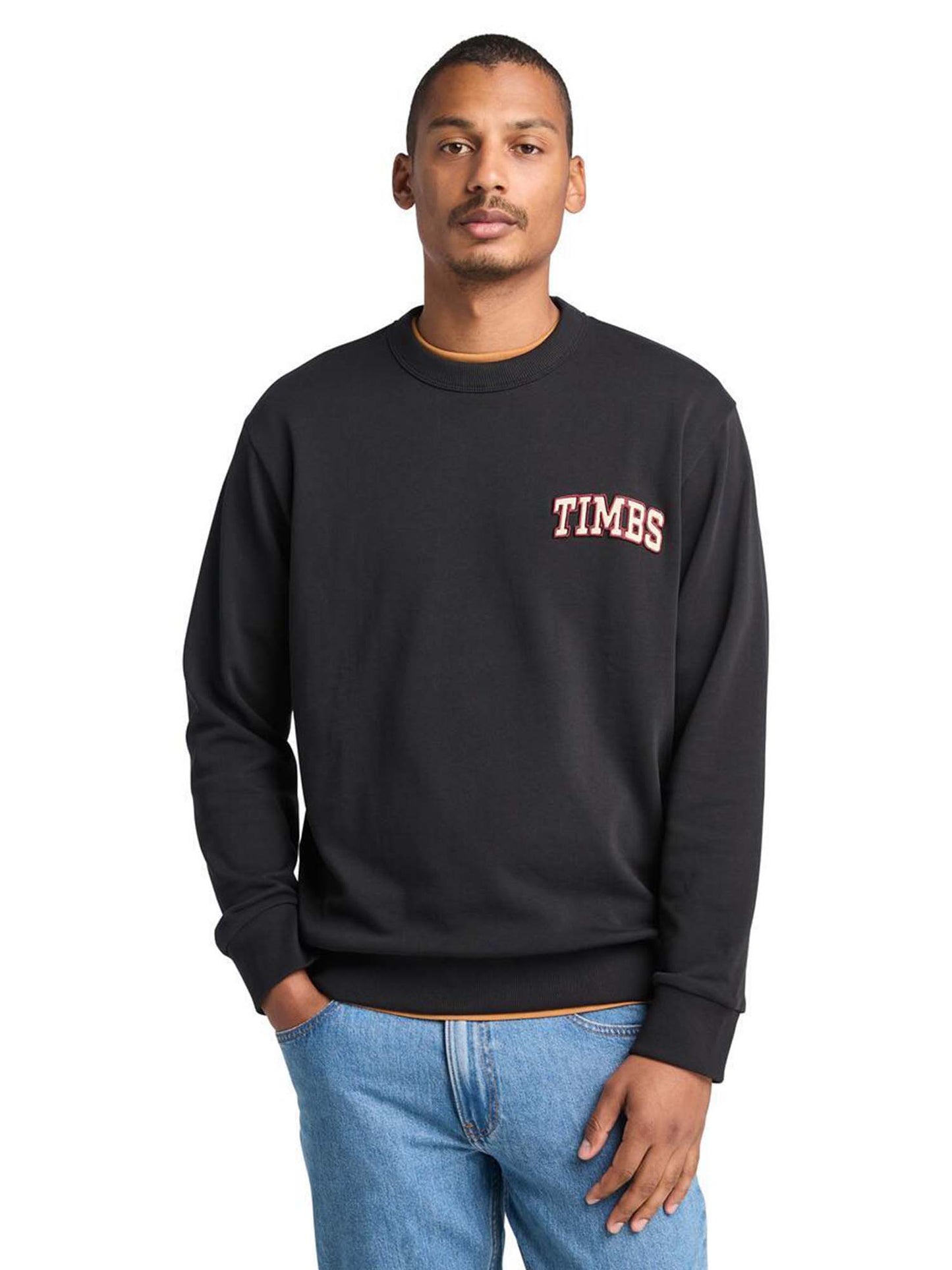 FELPA GIROCOLLO TIMBERLAND UOMO NERO