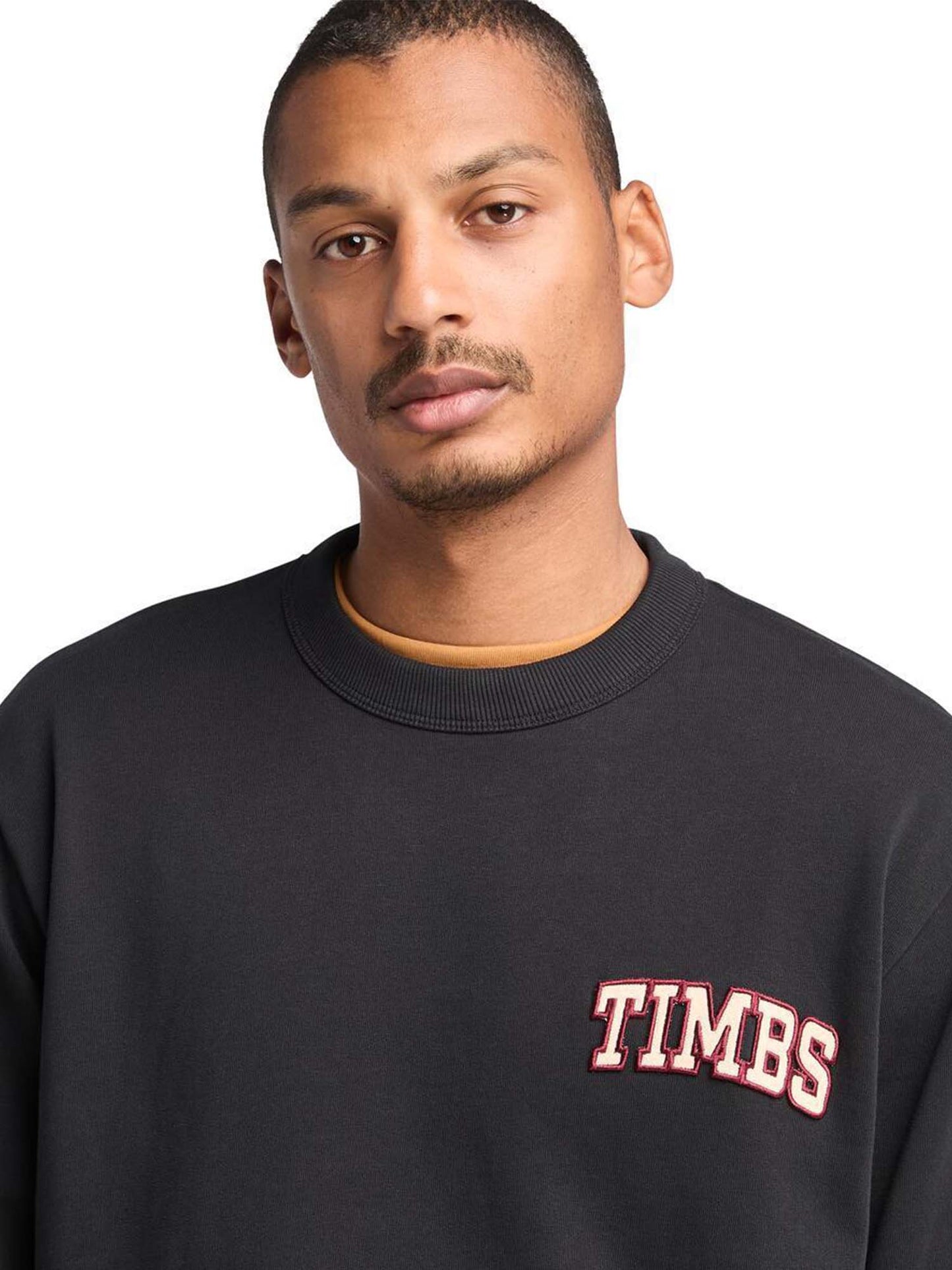 FELPA GIROCOLLO TIMBERLAND UOMO NERO