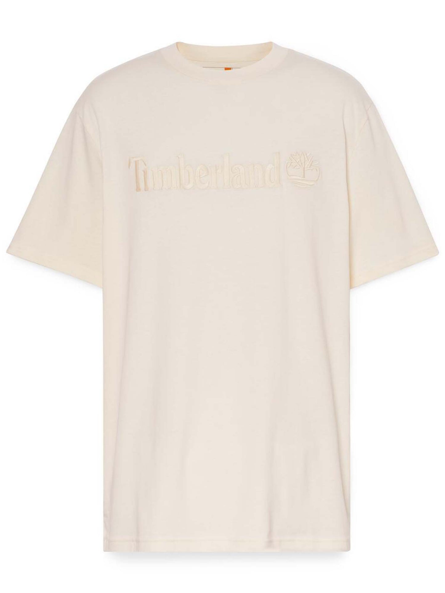 T-SHIRT LOGO RICAMATO TIMBERLAND UOMO BIANCO