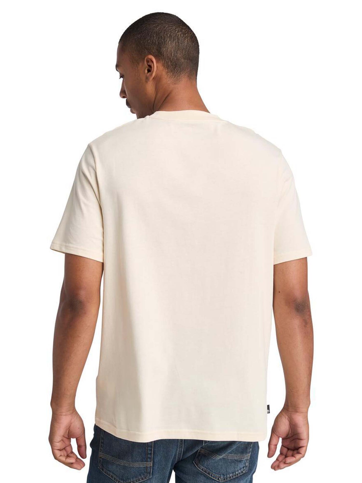 T-SHIRT LOGO RICAMATO TIMBERLAND UOMO BIANCO