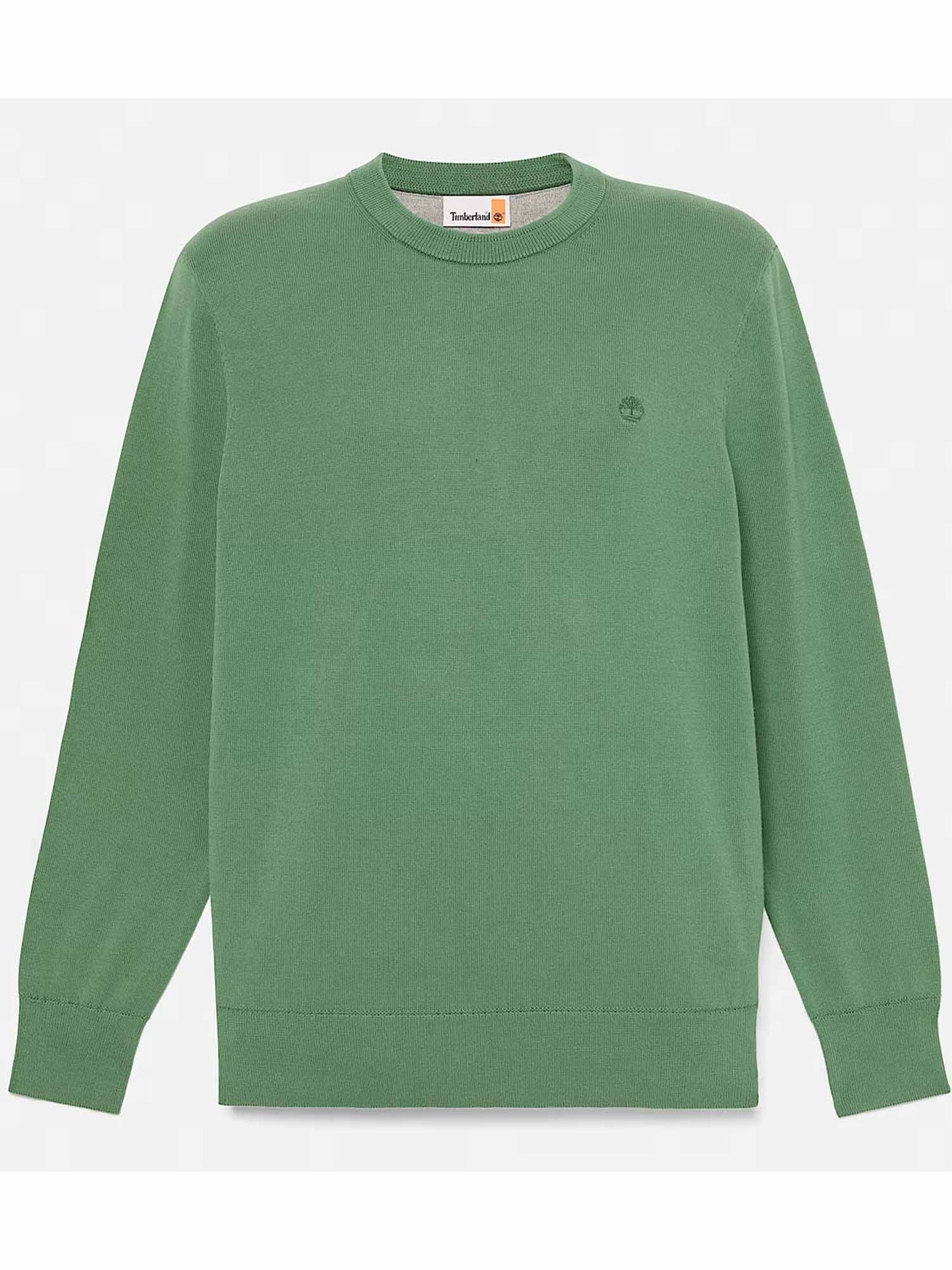 Maglia Timberland verde da uomo dal design casual e confortevole