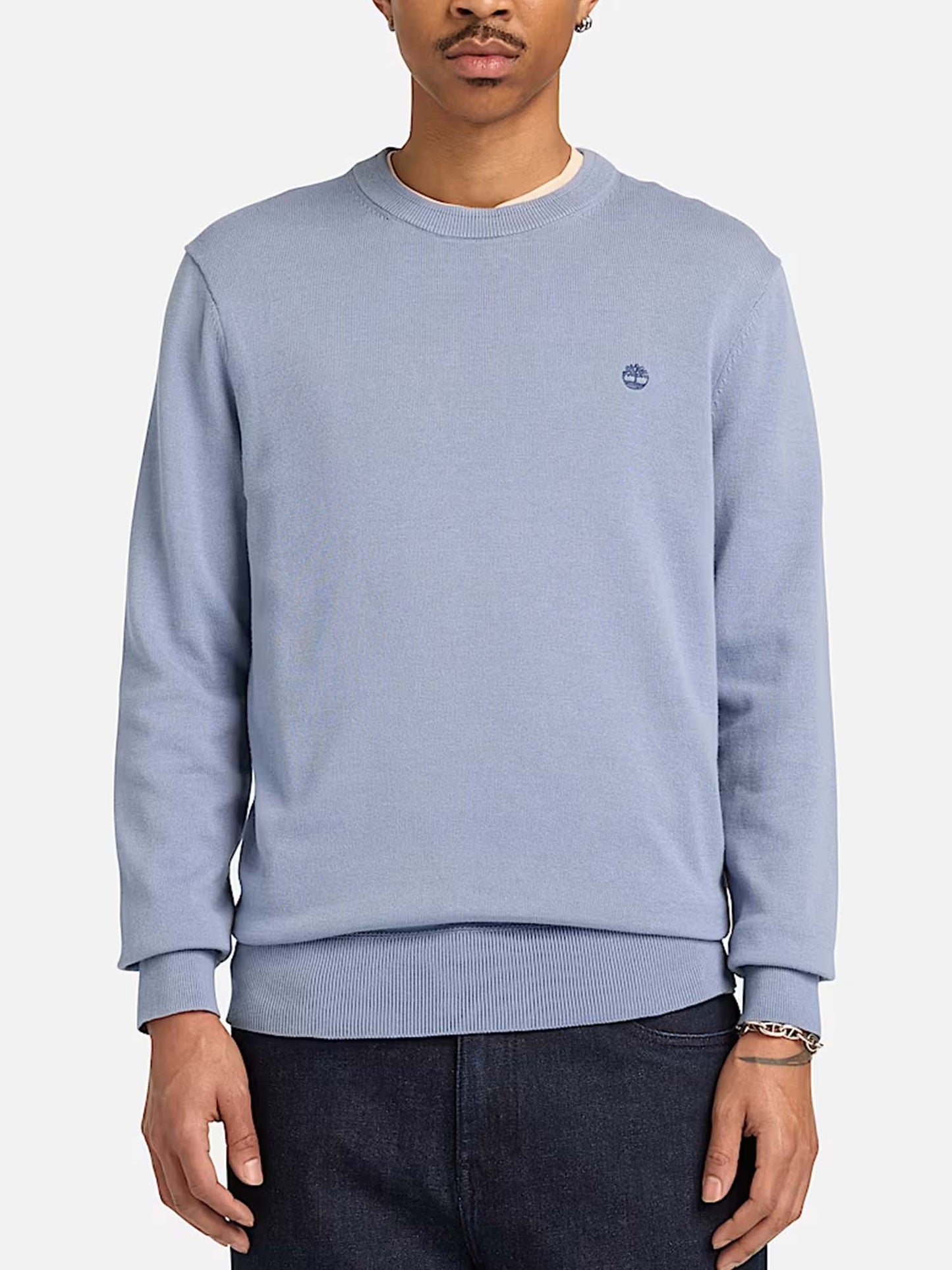 Maglia Timberland Williams River da uomo in cotone blu casual
