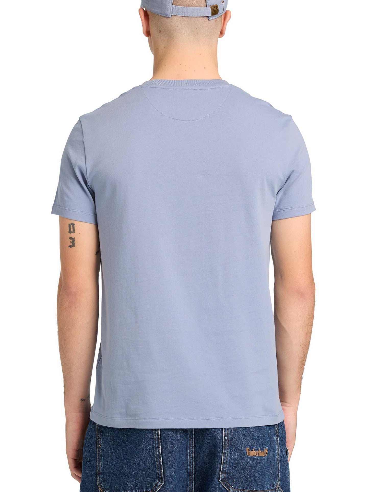 Timberland Dunstan River, t-shirt slim fit da uomo blu elegante