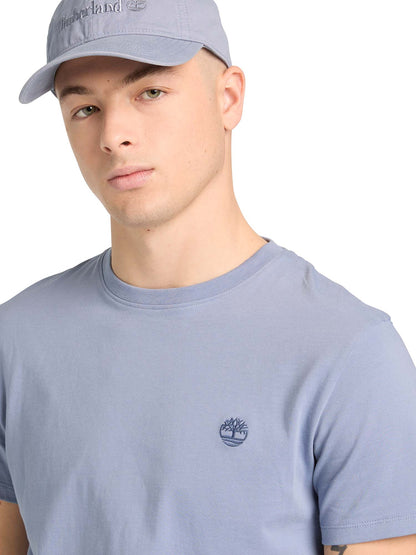 Timberland Dunstan River, t-shirt slim fit da uomo blu elegante