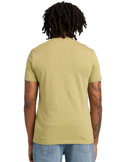 Timberland Dunstan River, t-shirt verde da uomo in cotone biologico