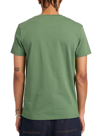 Timberland Dunstan River, t-shirt slim verde da uomo casual