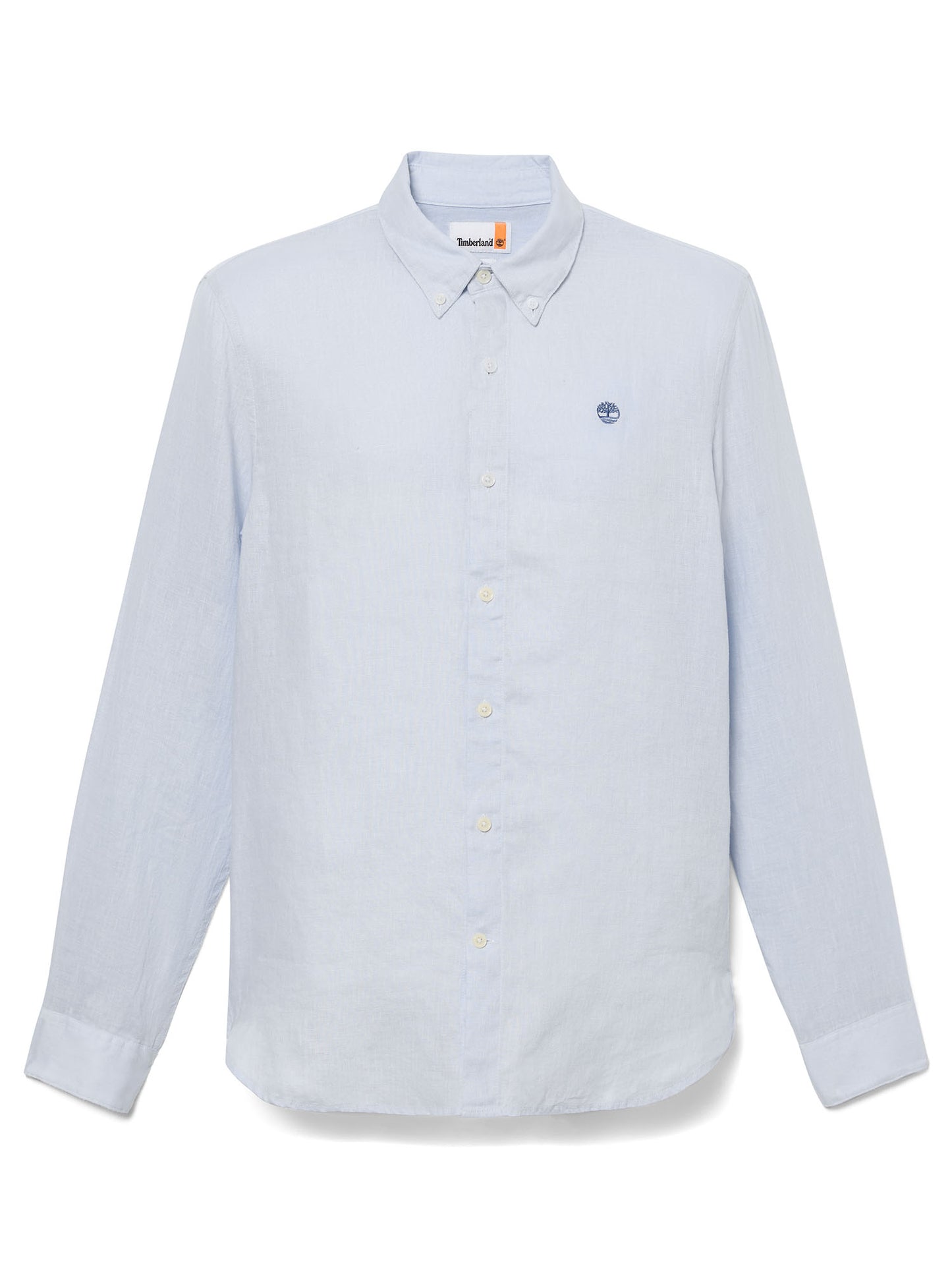 Camicia Mill Brook in lino azzurra da uomo Timberland