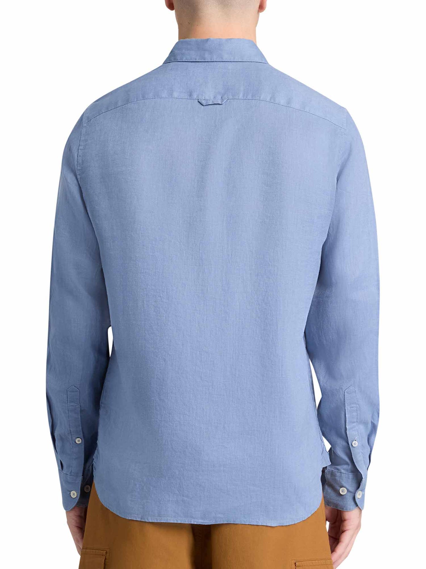 Camicia Mill Brook da uomo Timberland blu casual per primavera-estate