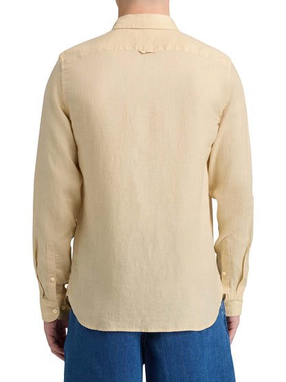 Timberland Mill Brook: camicia uomo verde in lino per la primavera
